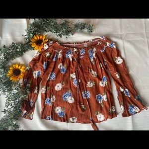 Off the shoulder blouse